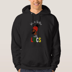 Veste À Capuche Black Locd - Afro Man