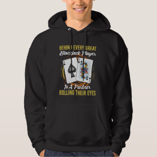 Veste À Capuche Blackjack Casino DERRIÈRE CHAQUE GRAND JEU BLACKJA