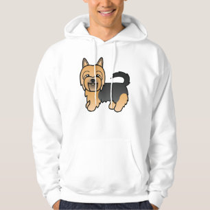 Veste À Capuche Bleu Et Tan Australien Terrier Cute Dessin Chien