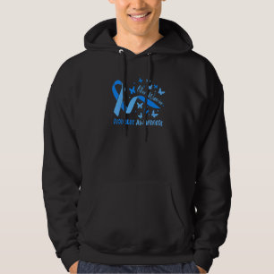 Veste À Capuche Bleu Guerrier Diabète Sensibilisation Ruban Et Beu