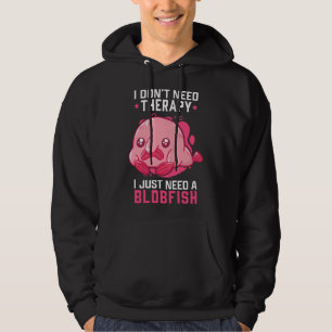 Veste À Capuche Blobfish No Therapy Mème Blobfish laide