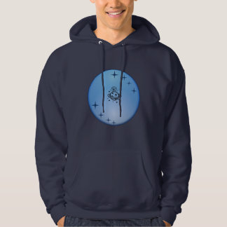 Veste À Capuche Blue Galaxy Astronaut Hoodie – Modern Space Graphi