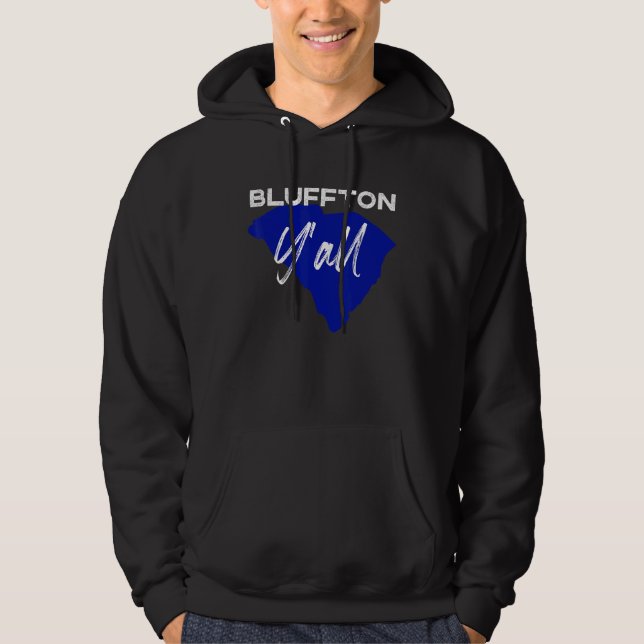 Veste À Capuche Bluffton Caroline du Sud Yall Sc Palmetto State Ro (Devant)