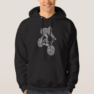 Veste À Capuche Bmx Pratique Admissibilité Biker Bmx Rider Silhoue