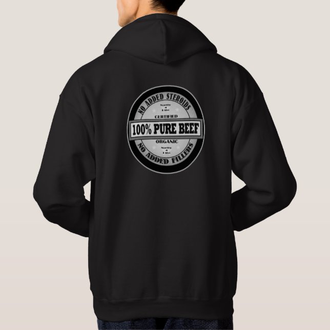 Veste À Capuche Boeuf pur de 100% (Dos)