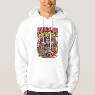 Veste À Capuche Boire Abraham Patriotique Rétro