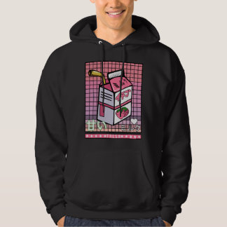 Veste À Capuche Boisson laitière esthétique otaku japonaise des an