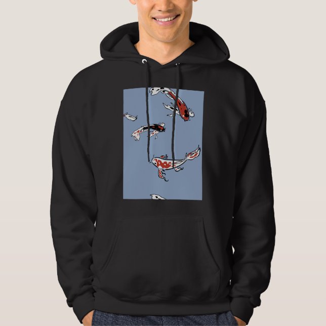Veste À Capuche Boîtier téléphonique Motif Koi Fish (Devant)