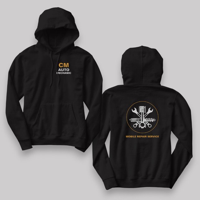 Veste À Capuche Bold Mobile Mechanic Auto Repair Services (Créateur téléchargé)