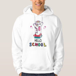 Veste À Capuche Bonjour école