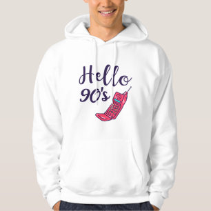 Veste À Capuche Bonjour téléphone portable des années 90