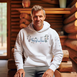 Veste À Capuche Bonne Année Entre Les Chatons Équilibré Sur Un Fil