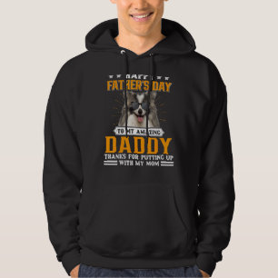 Veste À Capuche Bonne Fête des pères Allemande Spitz Chien Papa Po