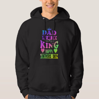Veste À Capuche Bonne Fête des pères Tee Papa Tu Es Le Roi