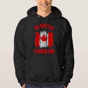 Veste À Capuche Bonne fête du Canada Feuille d'érable Jour du Cana