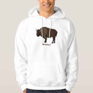 Veste À Capuche Bonne illustration de bison américain