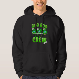 Veste À Capuche Boo Boo Crew Nurse St Patrick S Day Shamrock Face