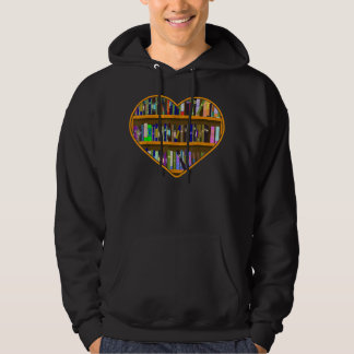 Veste À Capuche Bookwort Heart Book Lover Livre Nerd Lover Lecture