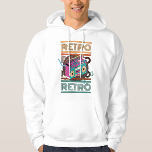 Veste À Capuche Boombox rétro des années 80