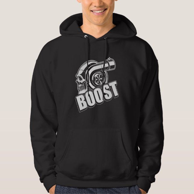 Veste À Capuche Boost For Car Tuning Tee Real Mechanic 1 (Devant)
