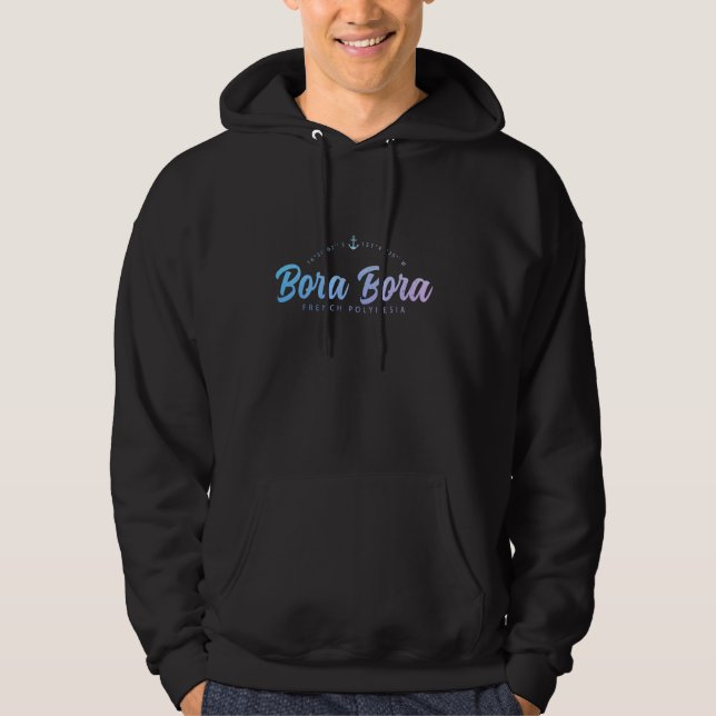 Veste À Capuche Bora Bora Tahiti Polynésie Française Voile Nautiqu (Devant)