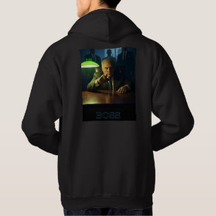 Veste À Capuche Boss avec textos hommes noir capuchon sweatshirt r