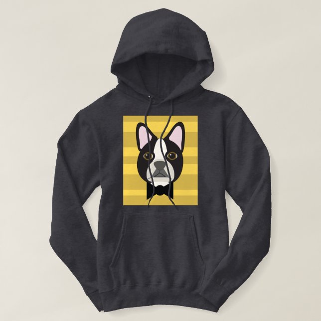 Veste À Capuche Boston Terrier (Design devant)