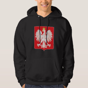 Veste À Capuche Bouclier polonais de rouge d'Eagle