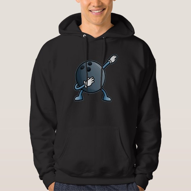 Veste À Capuche Boule de bowling Cool Dabbing (Devant)