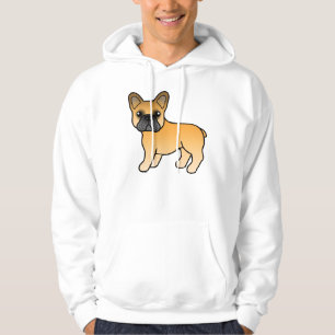 Veste À Capuche Bouledogue Français Fauve Dessin Animé Mignon