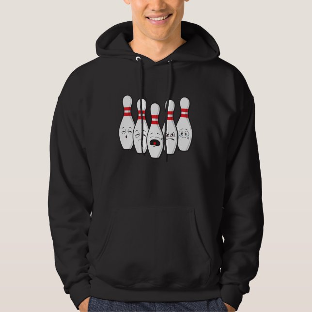 Veste À Capuche Bowling Bowling Bowling Bowling Sports (Devant)