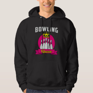 Veste À Capuche Bowling Queen Girl Princess Bowl Bowler Drôle cade