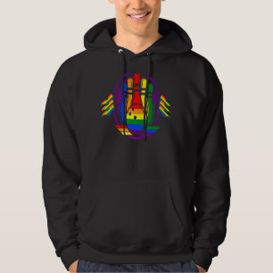 Veste À Capuche Bowling Rainbow Drapeau Lgbt Q Cool Gay pride Ally