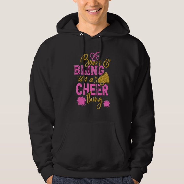 Veste À Capuche Bows & Bling It's A Cheer Thing Cheerleading Cheer (Devant)
