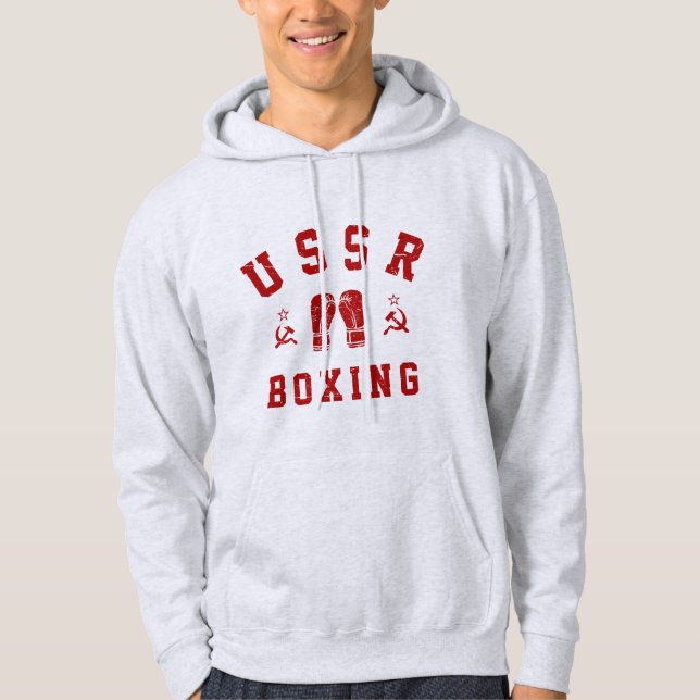 Veste À Capuche Boxe URSS (Devant)