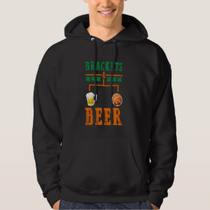 Veste À Capuche Brackets Et La Marche De La Bière Basketball Colle