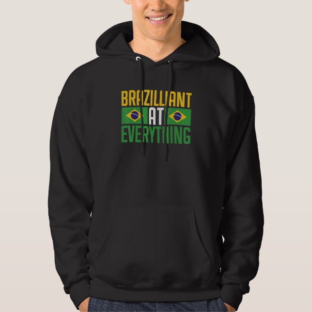 Veste À Capuche Brasil Brazillier à Everything Brasileira Bras (Devant)