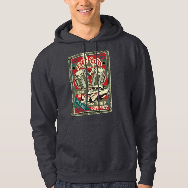 Veste À Capuche Brasserie Hoody de Rod de rat (Devant)