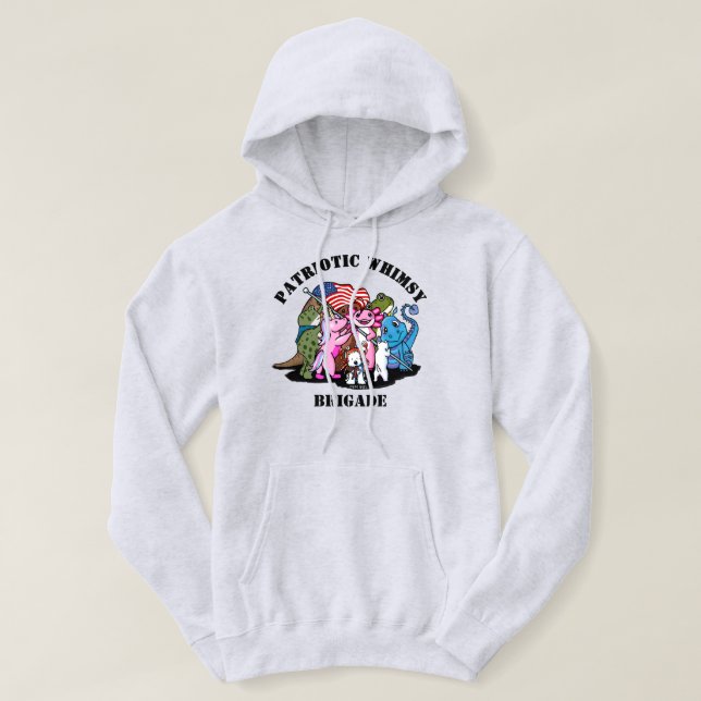 Veste À Capuche Brigade Fantaisie Patriotique (Design devant)