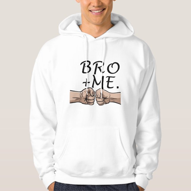 Veste À Capuche 🤜🤛 “BRO CODE” Tee (Devant)