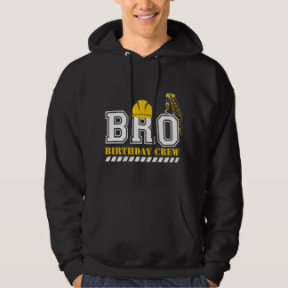 Veste À Capuche Brother Birthday Crew Construction Birthday Party