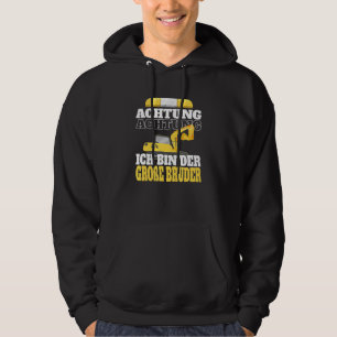Veste À Capuche Brother pour enfants Constructeur de Digger Big Bo