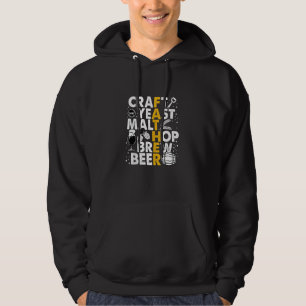 Veste À Capuche Brûler Papa Bière Artisanat Levure Malt Hop Brûler