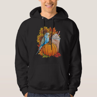 Veste À Capuche Budgie Parakeet Pumpkin Spice Latte Lovers Budgeri