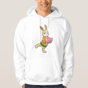 Veste À Capuche Bunny comme secrétaire avec ordinateur portable