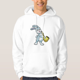 Veste À Capuche Bunny en musique avec saxophone