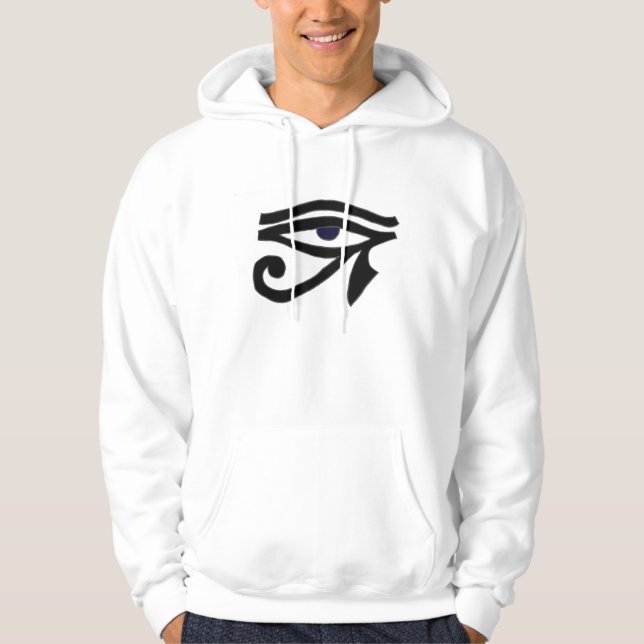 Veste À Capuche C.C oeil de sweatshirt de Horus (Devant)