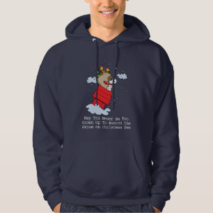 Veste À Capuche cacahuètes   Snoopy l'As Volant à Noël