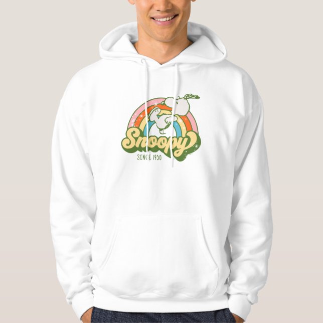 Veste À Capuche cacahuètes | Snoopy Sparkle Rainbow (Devant)