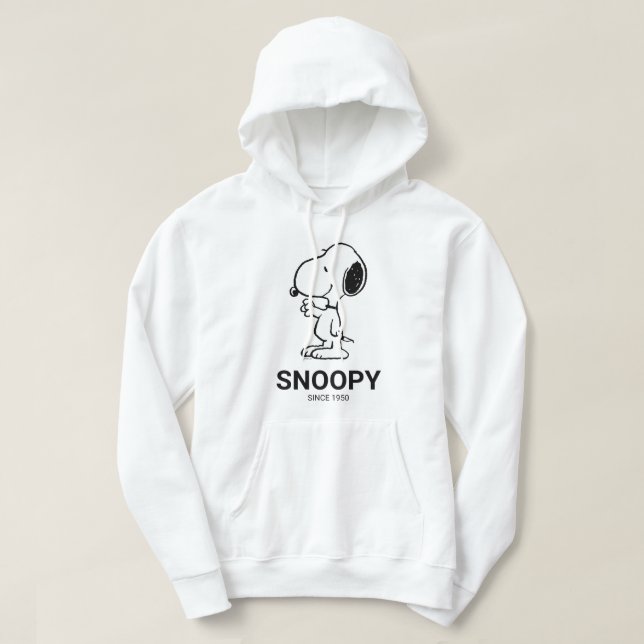 Veste À Capuche cacahuètes | Vagues Snoopy (Design devant)